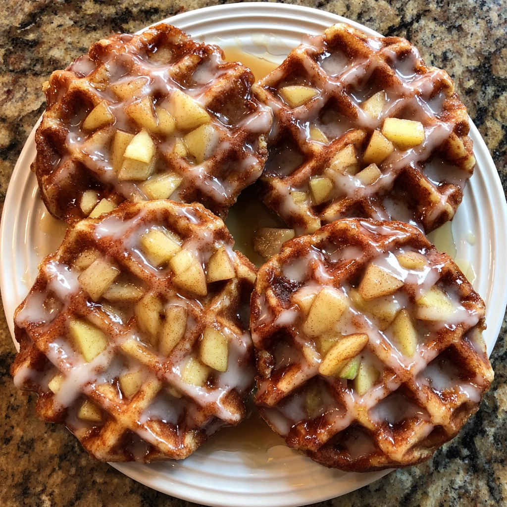 Plate of waffle donuts served with a cup of coffee