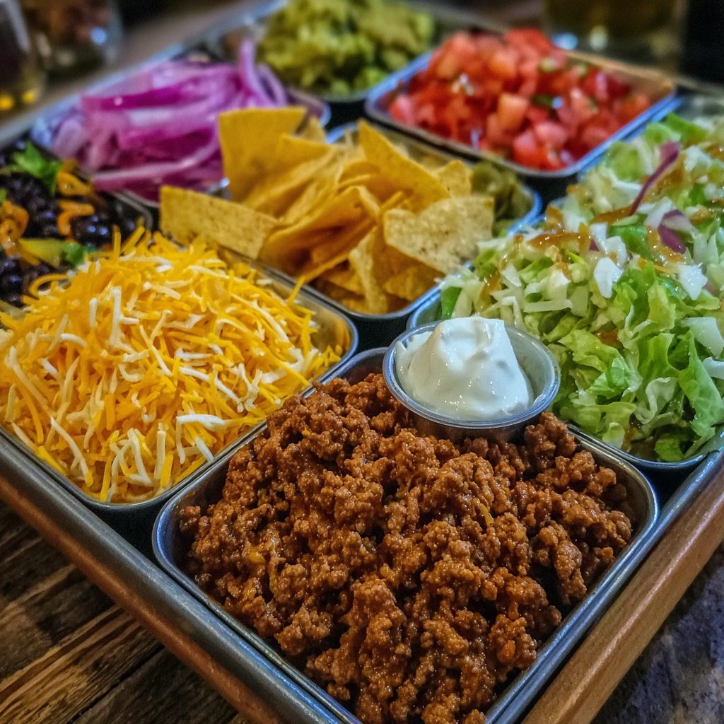 Halloween Walking Taco Bar