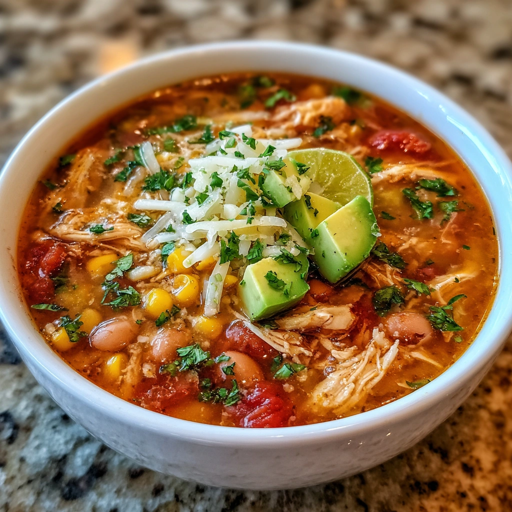 7 Can Chicken Taco Soup