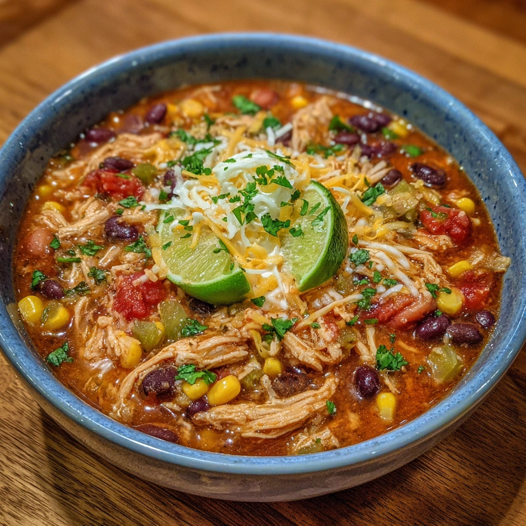 7 Can Chicken Taco Soup