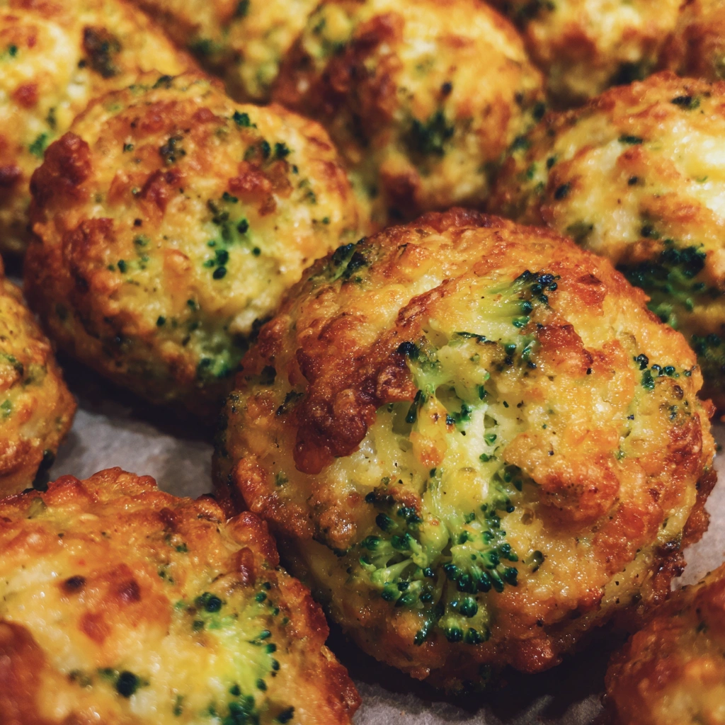 Baked Broccoli Cheese Balls