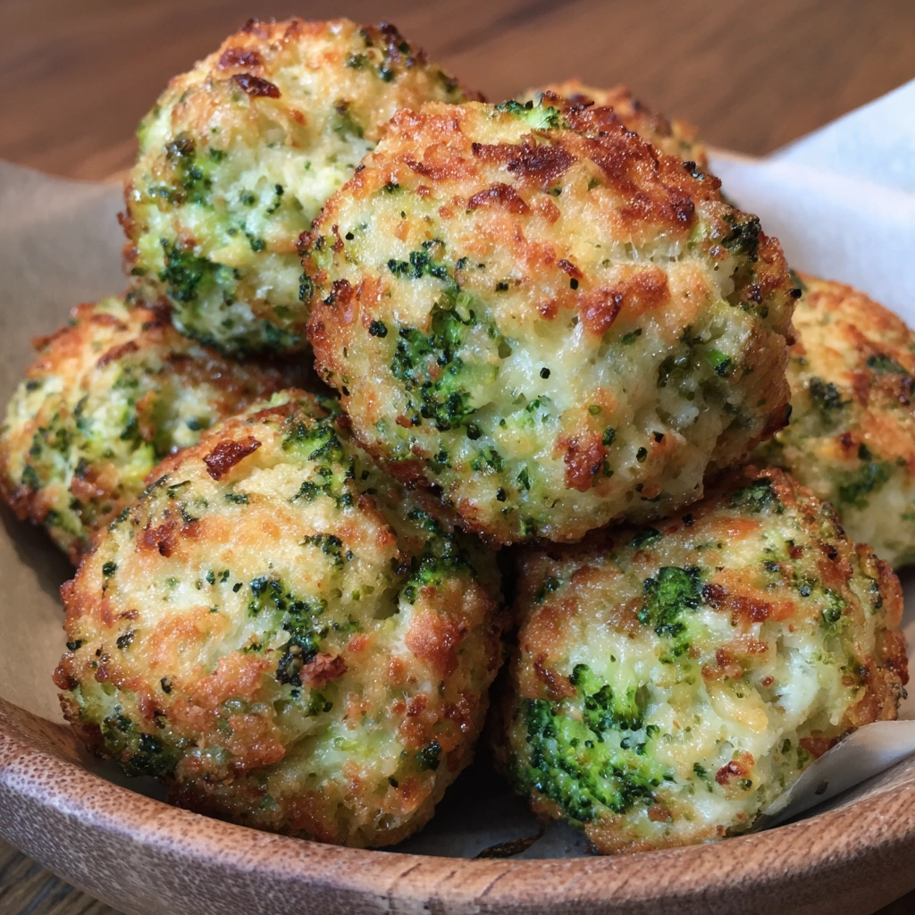 Baked Broccoli Cheese Balls