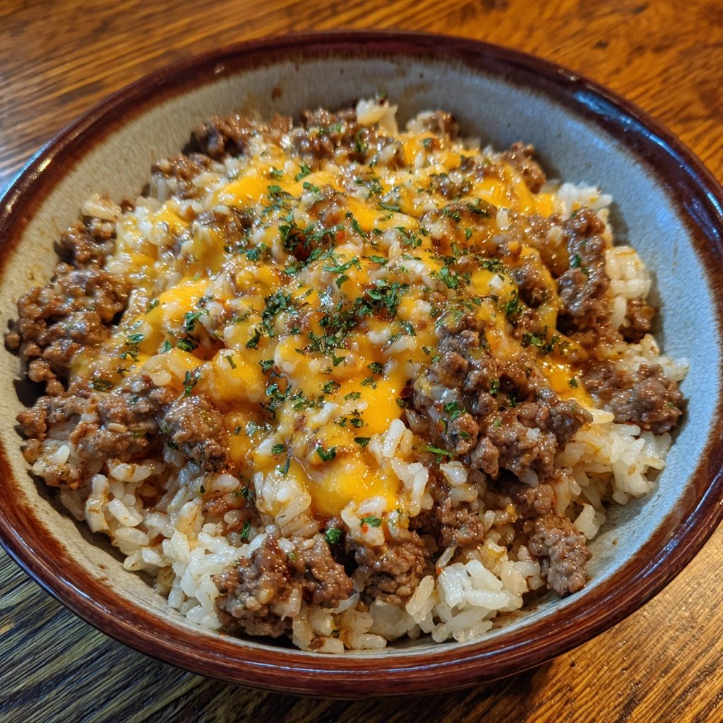 Beefy Garlic Butter Bowl