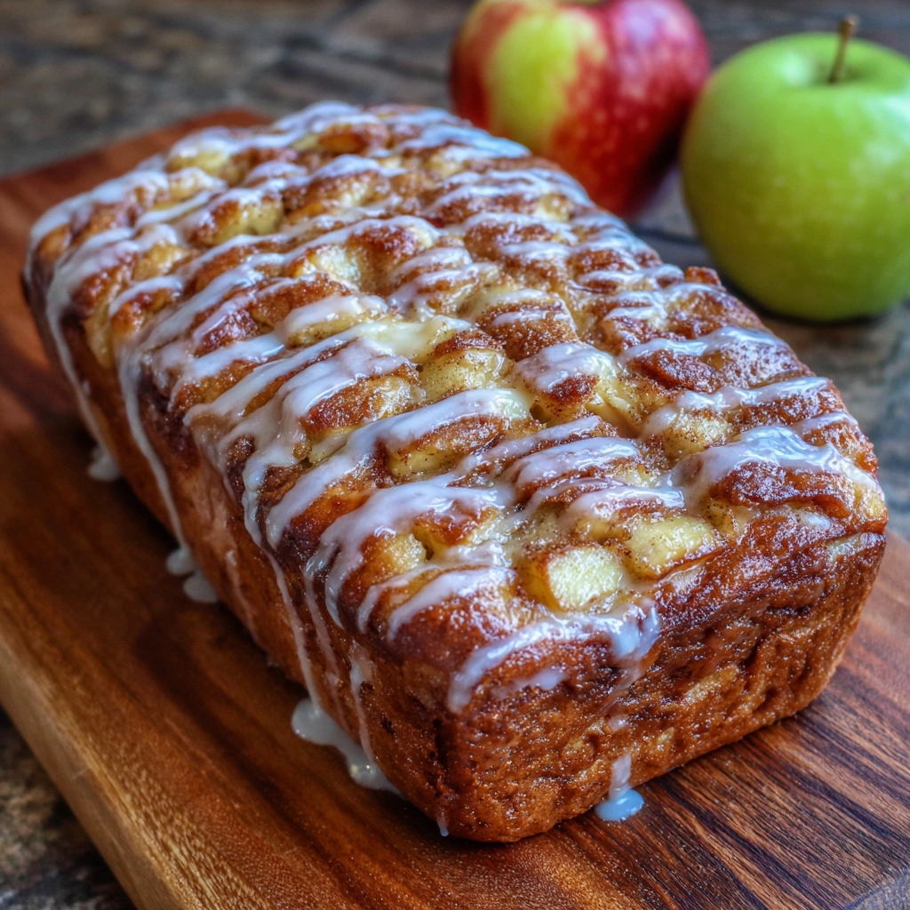 Easy Amish Apple Fritter Bread