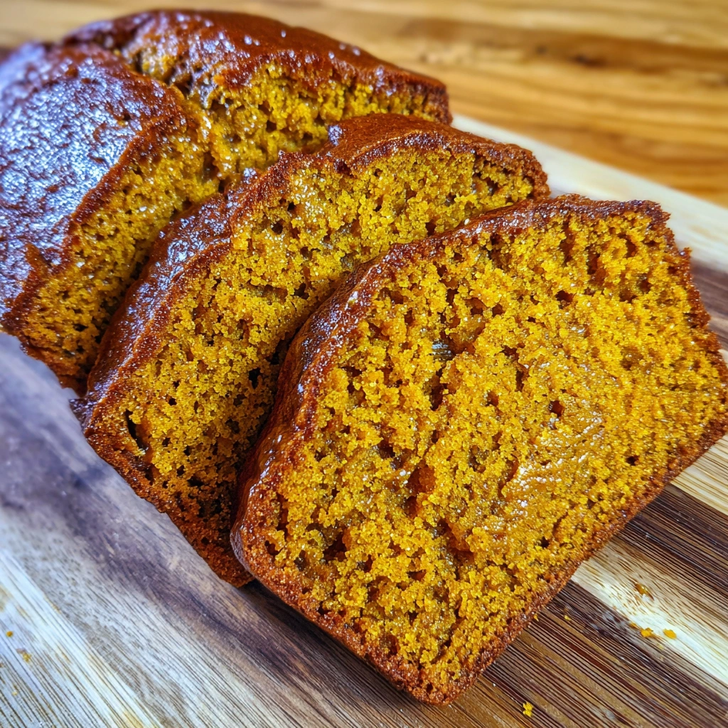 Pumpkin Vanilla Pudding Bread