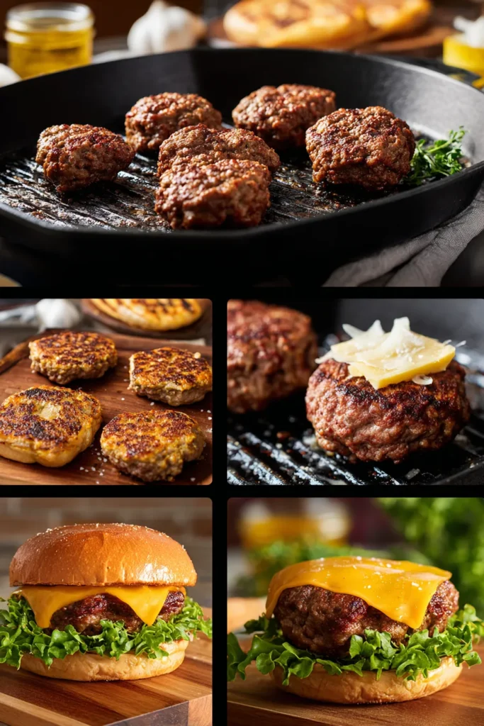 Crispy Smash Burgers